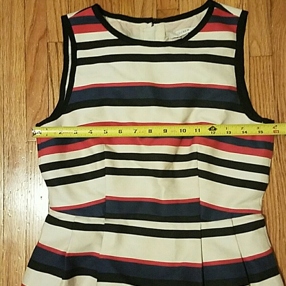 J Crew Striped Sleeveless Dress - Picture 3 of 8